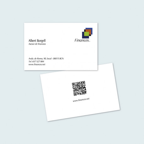 Tarjetas de visita 8,5 x 5,5 cm