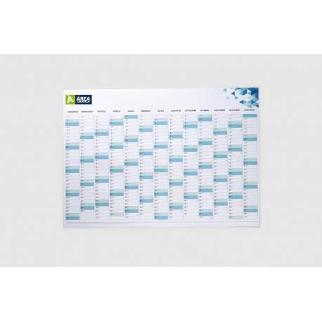 Calendarios con espiral 