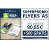 OFERTA ESPECIAL  2000 + 500 gratis -- 90,85 € SIN IVA  Flyers Din A5 -- 14,8 x 21 cm